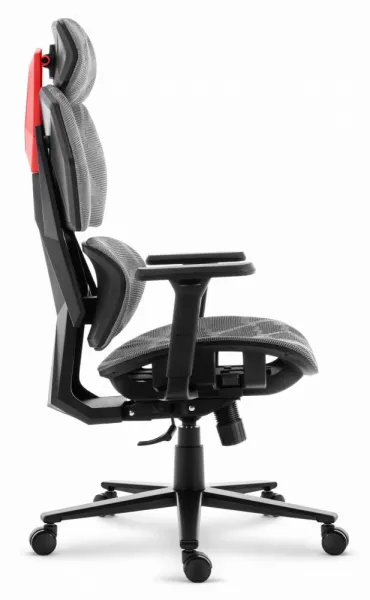 Ergonomickátextilnáotočnákancelárskastolička-HC-1010Grey