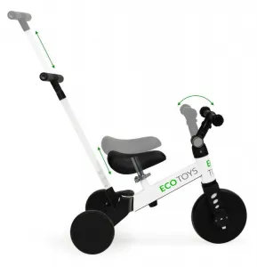 TrojkolkasvodiacoutyčouvbielejfarbeEcotoys