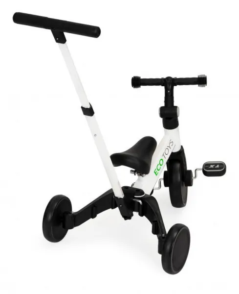 TrojkolkasvodiacoutyčouvbielejfarbeEcotoys