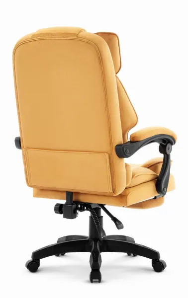 ErgonomickákancelárskastoličkaHC-1031spodnožkou-horčicovo-žltá