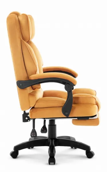 ErgonomickákancelárskastoličkaHC-1031spodnožkou-horčicovo-žltá