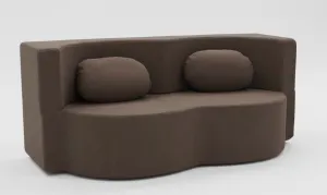 Hnedákompresnározkladaciapohovkasrozmemi200x80cm