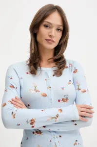 Pyžamové tričko s dlhým rukávom Abercrombie & Fitch