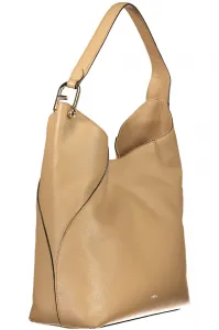 Béžová kabelka cez rameno