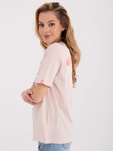 Dámske tričko svetloružové