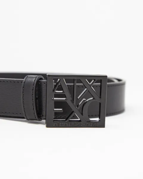 Armani Exchange kožený opasok