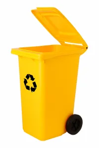 Profitent Nádoba na odpad, Popolnica, 240l, žltá