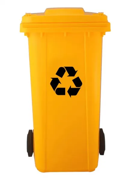 Profitent Nádoba na odpad, Popolnica, 240l, žltá