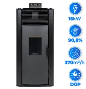 JAKS Pec na pelety 15 kW Garen Red