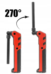 VERKE COB LED Dielenská lampa 360 lm + 140 lm, 2000 mAh