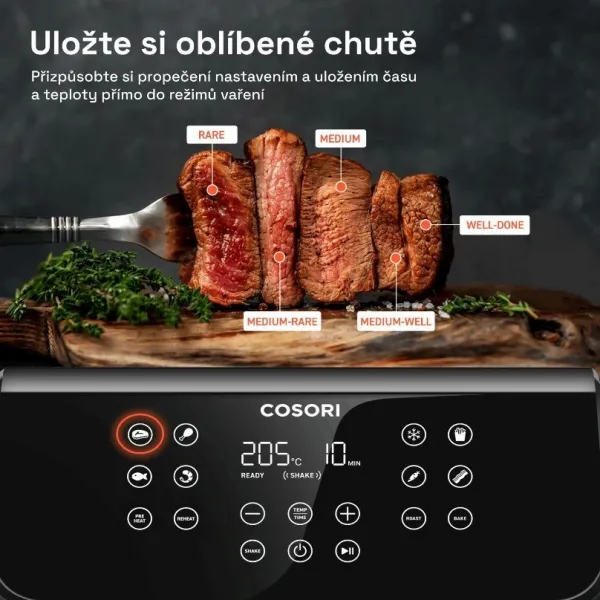 Cosori P651 PREMIUM II Chef edition 6,2l horkovzdušná fritéza