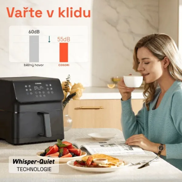 Cosori P651 PREMIUM II Chef edition 6,2l horkovzdušná fritéza