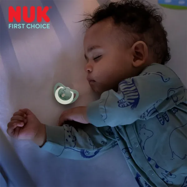 Cumlík NUK First Choice Night 6-18m 2 ks Hippo/Koala 6-18 m