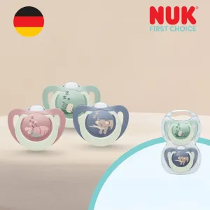 Cumlík NUK First Choice Night 6-18m 2 ks Hippo/Koala 6-18 m