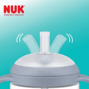 Kojenecká fľaša NUK Perfect Match na učenie so slamkou BEAR150 ml