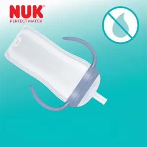 Kojenecká fľaša NUK Perfect Match na učenie so slamkou PENGUIN 260 ml