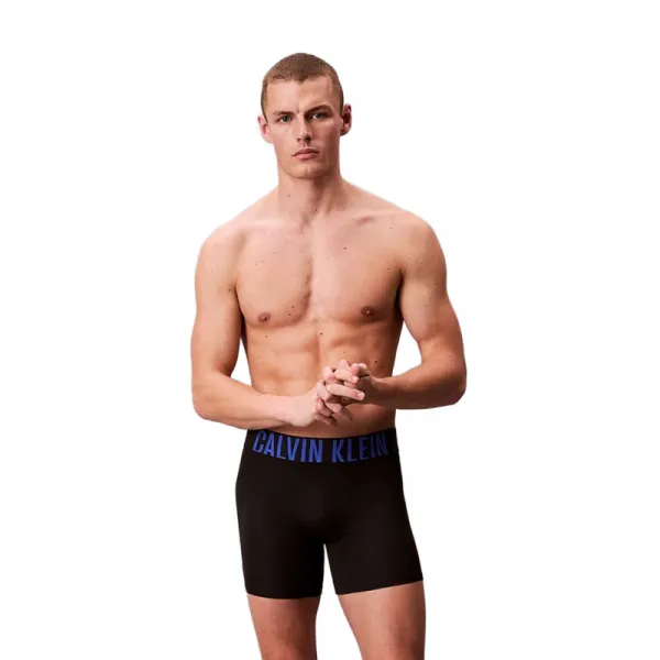 3PACK pánske boxerky Calvin Klein čierne (NB3612A-ZDH) M, trenky