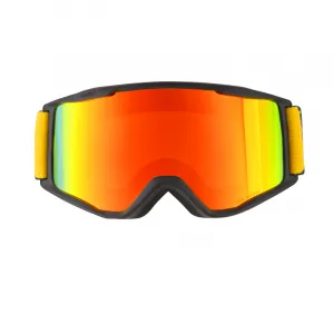 Lyžiarske okuliare RED BULL SPECT NEON 02RE2, black brown with red mirror
