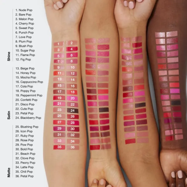 Clinique Pop™ Longwear Lipstick Shine lesklý rúž odtieň 30 Fig Pop 3.9 g