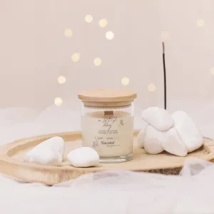 Nacomi Soy Candle Home Fragrances vonná sviečka s dreveným knotom 140 g