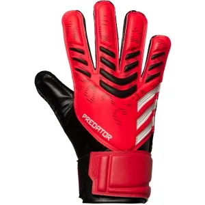 adidas PREDATOR TRAINING J Chlapčenské brankárske rukavice, červená, veľkosť