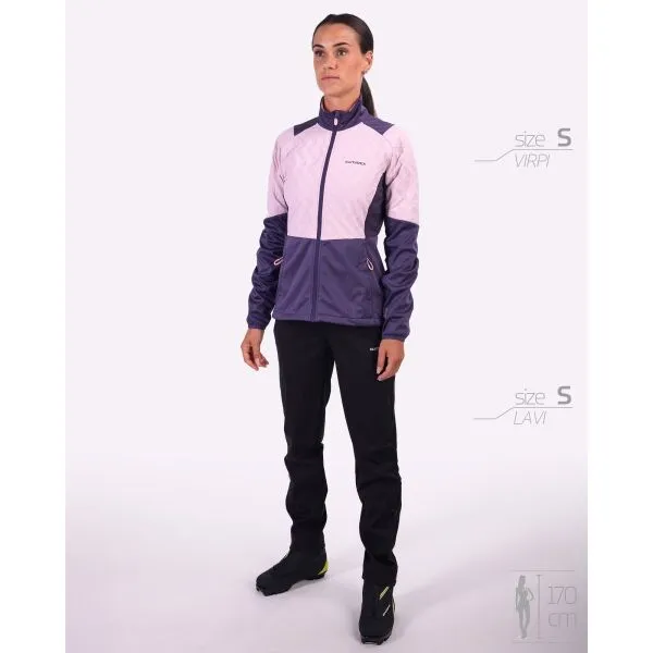 Klimatex VIRPI Dámska hybridná bunda, ružová, veľkosť
