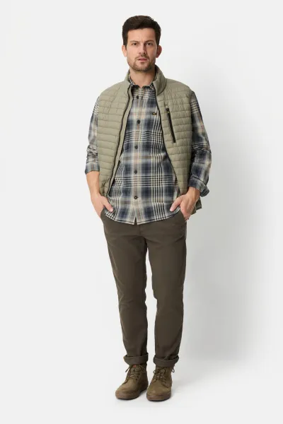 Košeľa Camel Active Longsleeve Shirt Asphalt