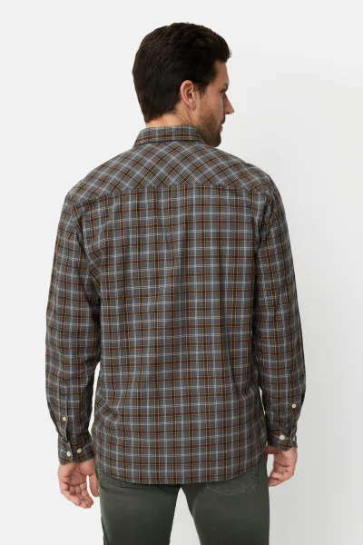 Košeľa Camel Active Longsleeve Shirt Burned Yellow
