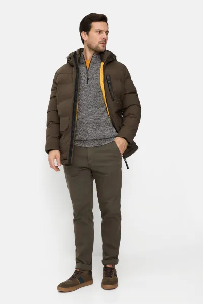 Sveter Camel Active Knitted Troyer Asphalt