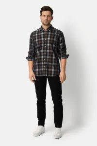 Košeľa Camel Active Longsleeve Shirt Dark Brown