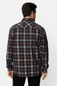 Košeľa Camel Active Longsleeve Shirt Dark Brown