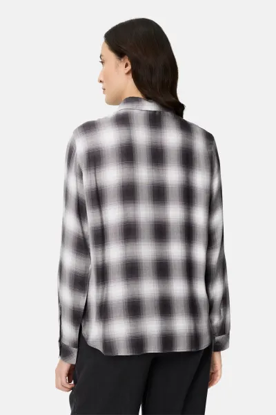 Košeľa Camel Active Blouse Grey Melange Check