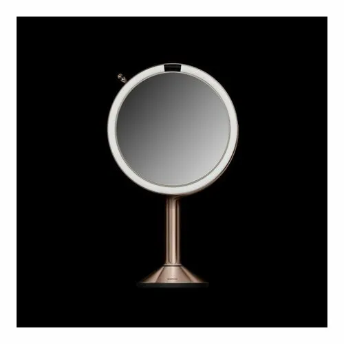 Simplehuman Kozmetické LED zrkadlo Sensor TRIO, zväčšenie 1x/5x/10, rose gold