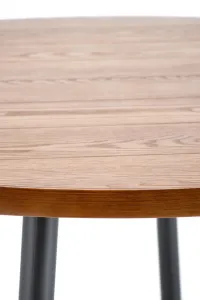 HALMAR Kulatý jídelní stůl Barry ořech/černý