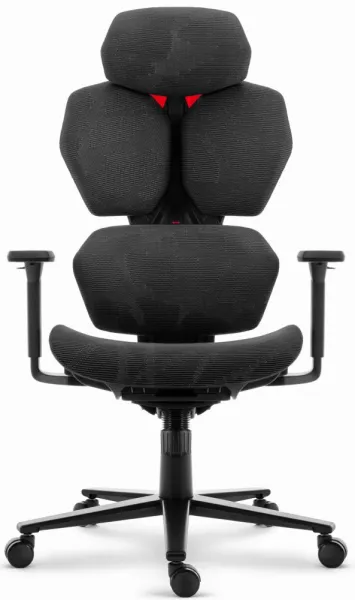 Ergonomickátextilnáotočnákancelárskastolička-HC-1010Black