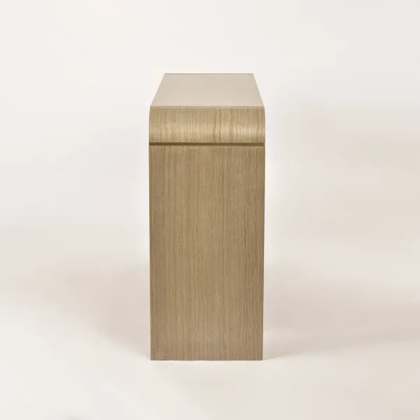 LivinHill Designový konzolový stolek Stilig ST962 122 cm béžový/zlatý