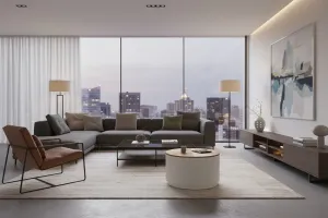 LivinHill Konferenční stolek Stilig ST580 80 cm z masivu ecru/jilm