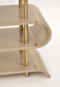 LivinHill Designový konzolový stolek Stilig ST962 122 cm béžový/zlatý