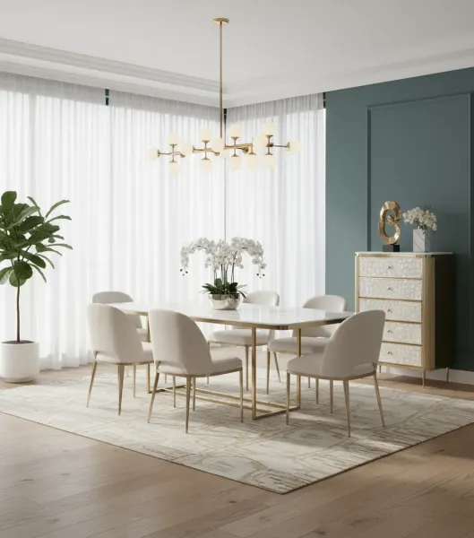 LivinHill Komoda Stilig ST911 80 cm slonovinová/zlazá