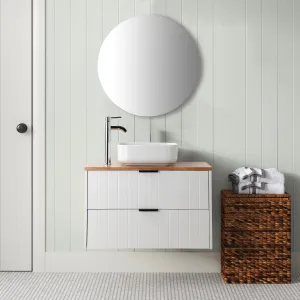 Umývadlo na dosku Houseland Lavio 80 cm biele