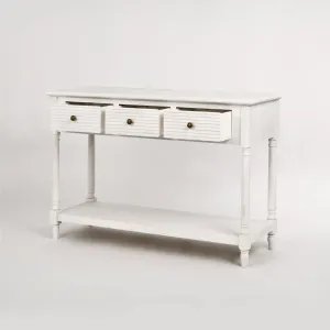 LivinHill Konzolový stolek Livorno 120 cm bílý