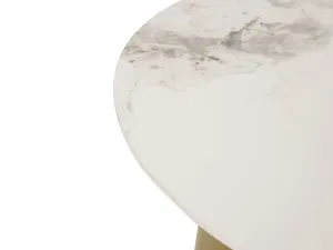 LivinHill Sada 2 ks konferenčních stolků Modig zlatá/mramor