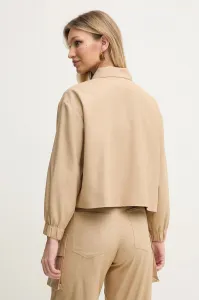 Bunda Simona Corsellini zelená farba, prechodná, P25CPGI010