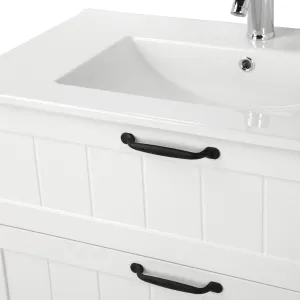Závesná skrinka pod umývadlo Houseland Lavia 80 cm biela