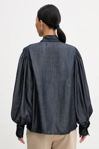 Džínsová mikina Karl Lagerfeld FLUID DENIM