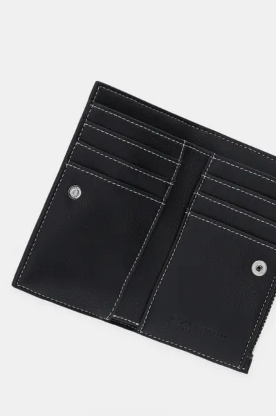 Peňaženka Karl Lagerfeld Jeans Klj Metal Logo Bifold W/Zip Black