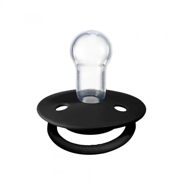 BIBS De Lux cumlíky zo silikónu 2 ks, One Size, Cloud/Black,BIBS De Lux cumlíky zo silikónu 2 ks, One Size, Cloud/Black