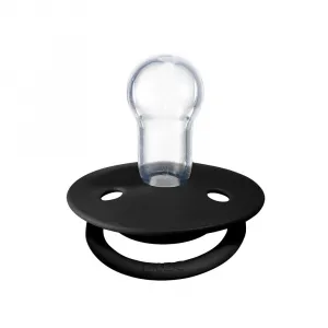 BIBS De Lux cumlíky zo silikónu 2 ks, One Size, Cloud/Black,BIBS De Lux cumlíky zo silikónu 2 ks, One Size, Cloud/Black