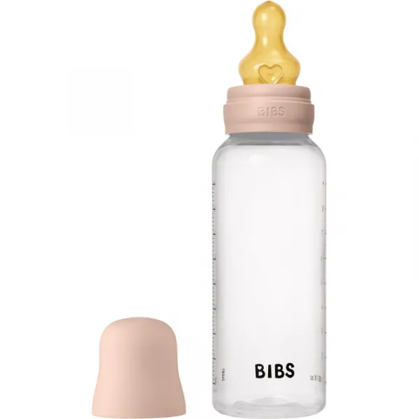 BIBS Anti-Colic Baby Bottle Latex antikoliková fľaša Blush 270 ml