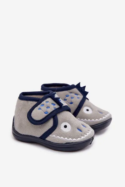 Detské papuče s Velcro zapínaním